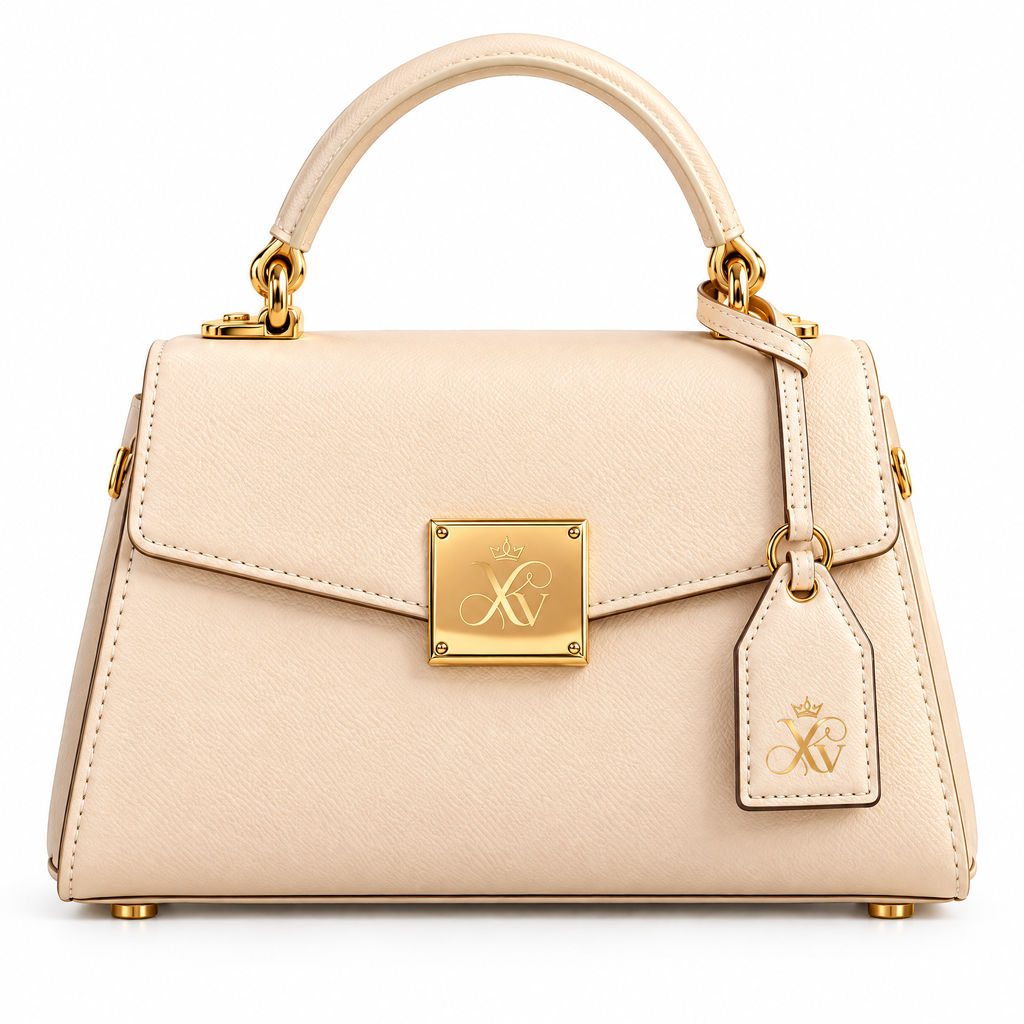 Ivory Top-Handle Satchel
