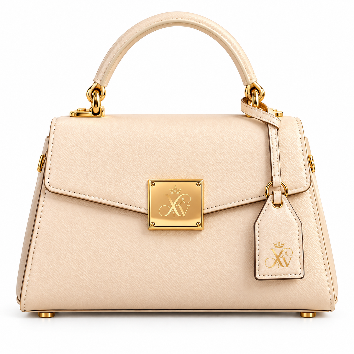 Ivory Top-Handle Satchel
