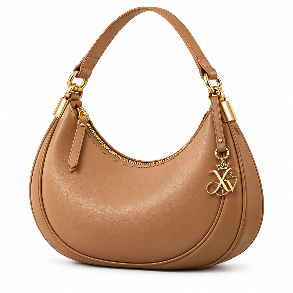 Cream Crescent Shoulder Bag