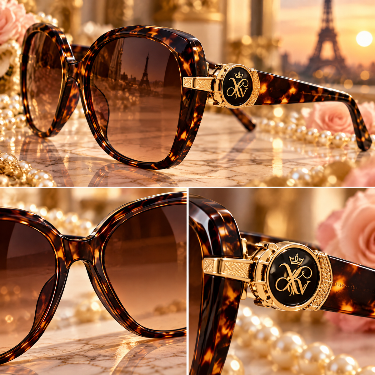 Oversized Tortoiseshell Sunglasses